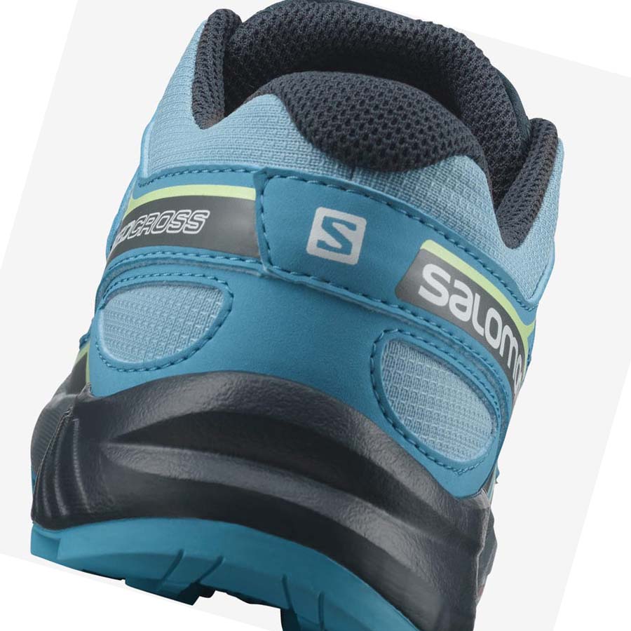 Salomon SPEEDCROSS Çocuk Patika Koşu Ayakkabısı Mavi | TR 2024SGL